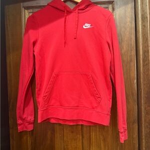Nike Women's Bright Red Pullover Hoodie